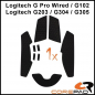 Preview: Corepad Soft Grips BT l Lizard Skins Logitech G Pro G102 G203 G304 G305